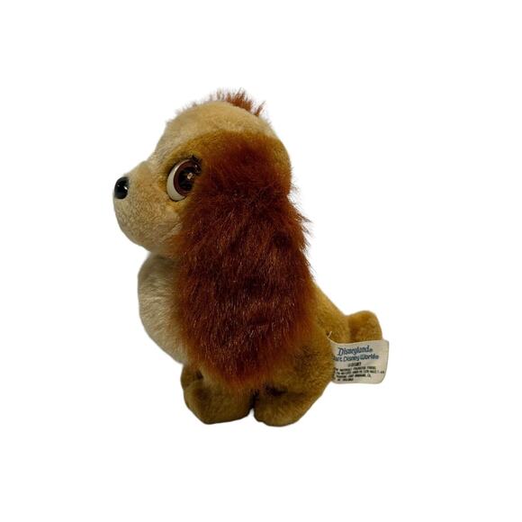 Disney Lady And The Tramp 6” Stuffed Animal Plush Doll Toy Dog Vintage - Picture 2 of 7